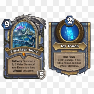 Update - Hearthstone Frost Lich Jaina, HD Png Download