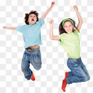 Children Jumping Png, Transparent Png