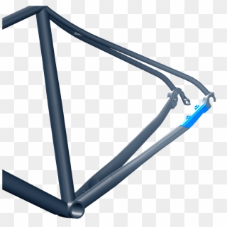 Flat Mount Disc - Bicycle Frame, HD Png Download