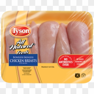 Tyson® All Natural Fresh Boneless Skinless Chicken - 2 Pound Chicken Breast, HD Png Download