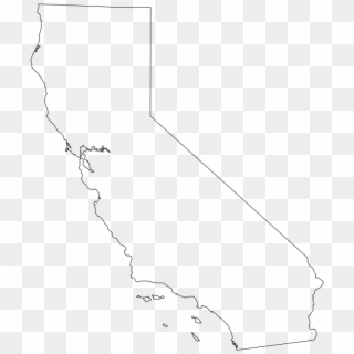 High Resolution Outline Of California - Line Art, HD Png Download