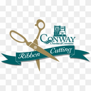 Ribbon Cutting Logo - Teal Ribbon Cutting, HD Png Download