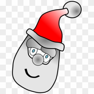 Pickle Clipart Santa Hat - Father Christmas Clip Art, HD Png Download