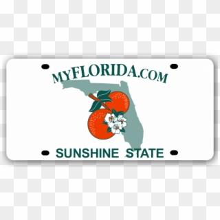 Florida License Plate - Blank Florida License Plate, HD Png Download