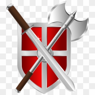 Shield And Sword Clipart , Png Download - Shield Clipart, Transparent Png