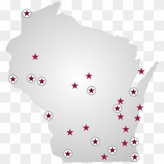 The University Of Wisconsin System - Wisconsin County Map, HD Png Download