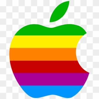 Apple Logo, Rainbow, HD Png Download
