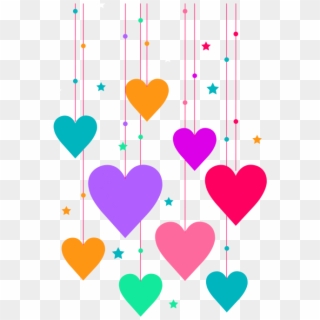 Colorful Valentine's Day Card, HD Png Download