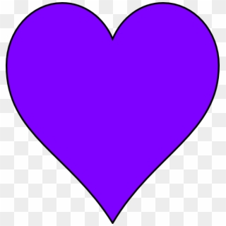 Heart Purple - Android Emoji Heart Png, Transparent Png