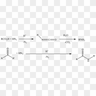 Schmidt Reaction - Hydrazoic Acid Carboxylic Acid, HD Png Download