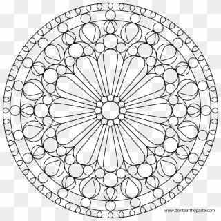 Therapy Coloring Pages To Download And Print For Free - Stained Glass Windows Colouring In Sheet, HD Png Download