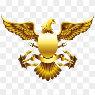 Image Freeuse Stock Golden American Falcon Transprent - Gold Eagle Shield Png, Transparent Png