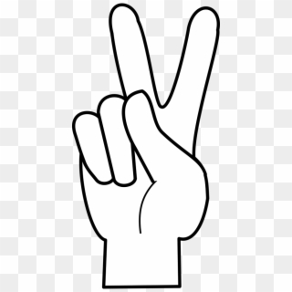 Animated Hand Peace Sign, HD Png Download - 415x800(#1313510) - PngFind
