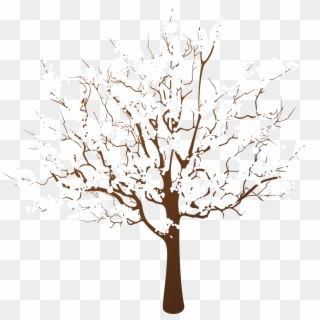 Ftestickers Sticker - Winter Tree Clipart Png, Transparent Png