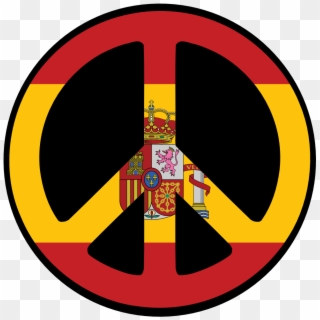 Peace Sign Hand Spain , Png Download - Spain Flag Peace Sign, Transparent Png
