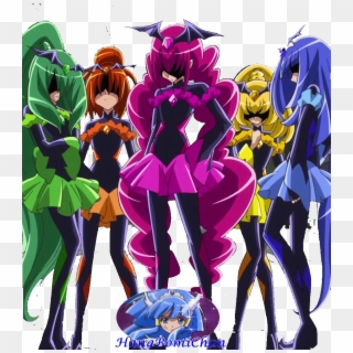 The Glitter Force Dark Transformation Force Pictures, - Shadow Force Glitter Force, HD Png Download