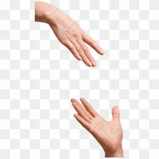 Png Hand Reaching Out - Hands Touching Each Other, Transparent Png