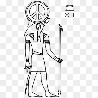 Scalable Vector Graphics Peace Sign Egyptian God Re - Ancient Egypt God Of Peace, HD Png Download