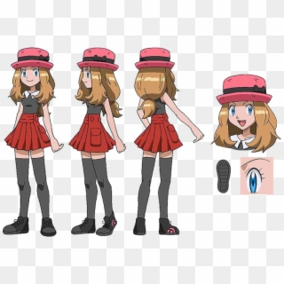 Pokemon Serena Hairstyle, HD Png Download
