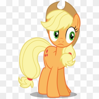 Applejack's Confused Ish Face By Itv Canterlot - Rainbow Dash Diapered Ponies, HD Png Download