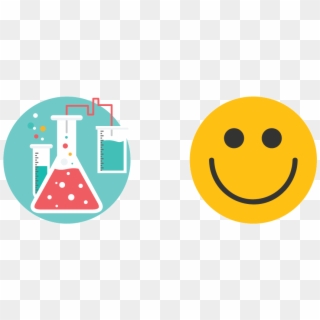The Science Of Happiness - Chemistry Reaction Icon, HD Png Download