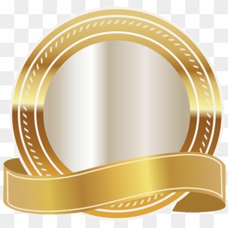 Gold Seal With Gold Ribbon Png Clipart Image Daniel - Gold Banner Ribbon Png, Transparent Png