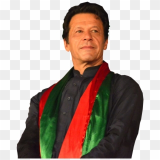Imran Khan With Flag Around Neck Transparent Background - Imran Khan, HD Png Download