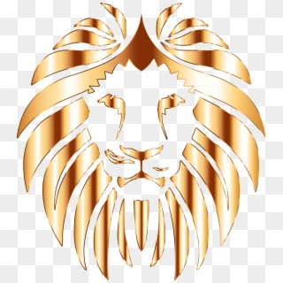 Golden Lion - Transparent Background Cats Logo, HD Png Download