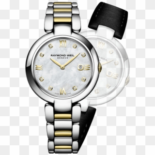 Raymond Weil Shine Ladies Two-tone Stainless Steel - Raymond Weil 1600 Sps 00995, HD Png Download