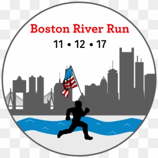 Boston River Run - Boston Silhouette, HD Png Download