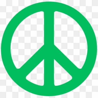 This Free Clip Arts Design Of Turq Green Peace Sign, HD Png Download