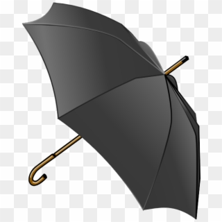 Black Objects - Umbrella Clip Art, HD Png Download
