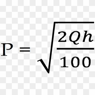 Change The Subject Of The Formula Below To H - Black-and-white, HD Png Download