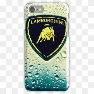 Wet Lamborghini Logo Iphone 7 Snap Case - Lamborghini, HD Png Download