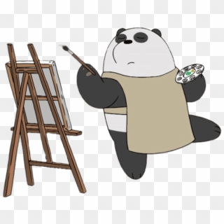 At The Movies - We Bare Bears Painting, HD Png Download