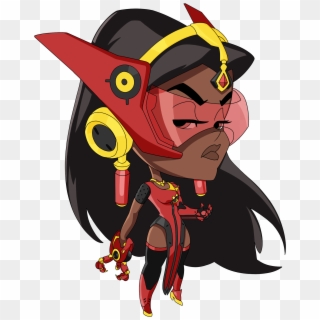 Overwatch Symmetra Cute Spray , Png Download, Transparent Png