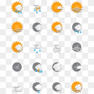 Weather Report Png Picture - Weather Forecast Icons Png, Transparent Png