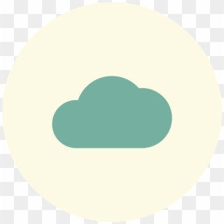 Cloud Icon, Fog Icon, Clouds Icon, Cloudy Icon, Hazy - Circle, HD Png Download