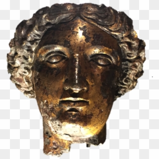 The Gilt Bronze Head From An Ancient Statue Of Goddess - Sulis Minerva, HD Png Download