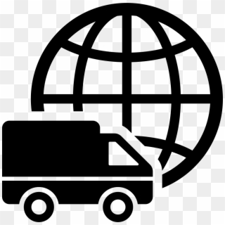 International Logistics Delivery Truck Symbol With - Transparent Logistics Icon, HD Png Download