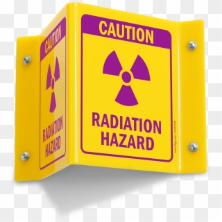 Caution Radiation Hazard Sign - Sign, HD Png Download