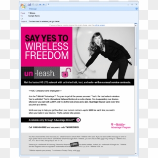 T-mobile Email Marketing - Dying Breed 2008, HD Png Download