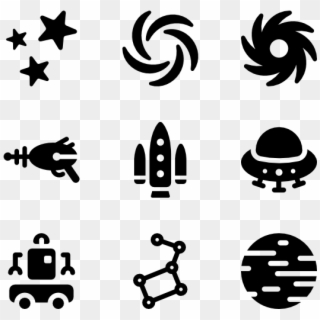 30 Icons - Png Sci Fi Symbols, Transparent Png