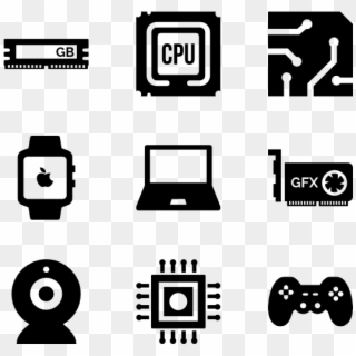 Electronic Devices Fill - Film Icons Png, Transparent Png