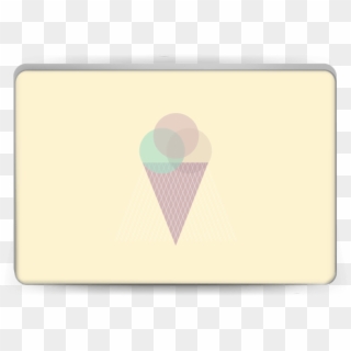 Sunny Yellow Ice Cream Skin Laptop - Ice Cream, HD Png Download