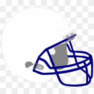 Football Helmet Png Svg Clip Art For Web Download Clip - White And Blue Football Helmet, Transparent Png