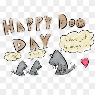 Happy Dog Day, HD Png Download