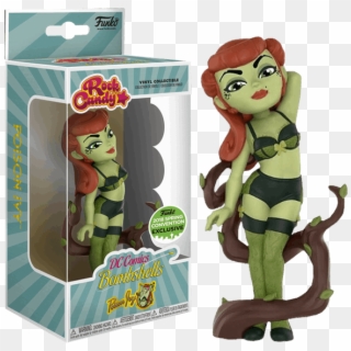 Bombshells Poison Ivy Eccc18 Exclusive Rock Candy Figure - Dc Bombshells Rock Candy, HD Png Download