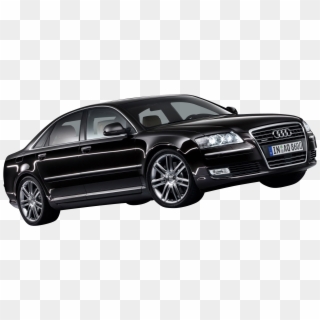Black Audi A8 Car Png Image, Transparent Png