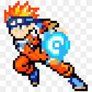 Naruto Pixel Art, HD Png Download